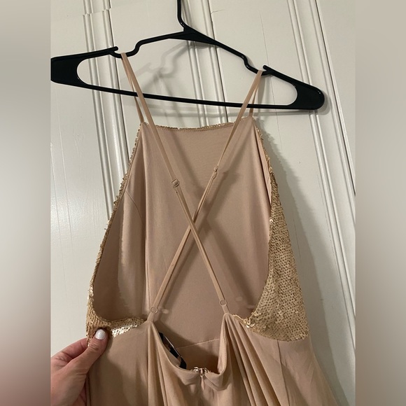 Lulu’s Maxi Blush dress size Large - Picture 4 of 4